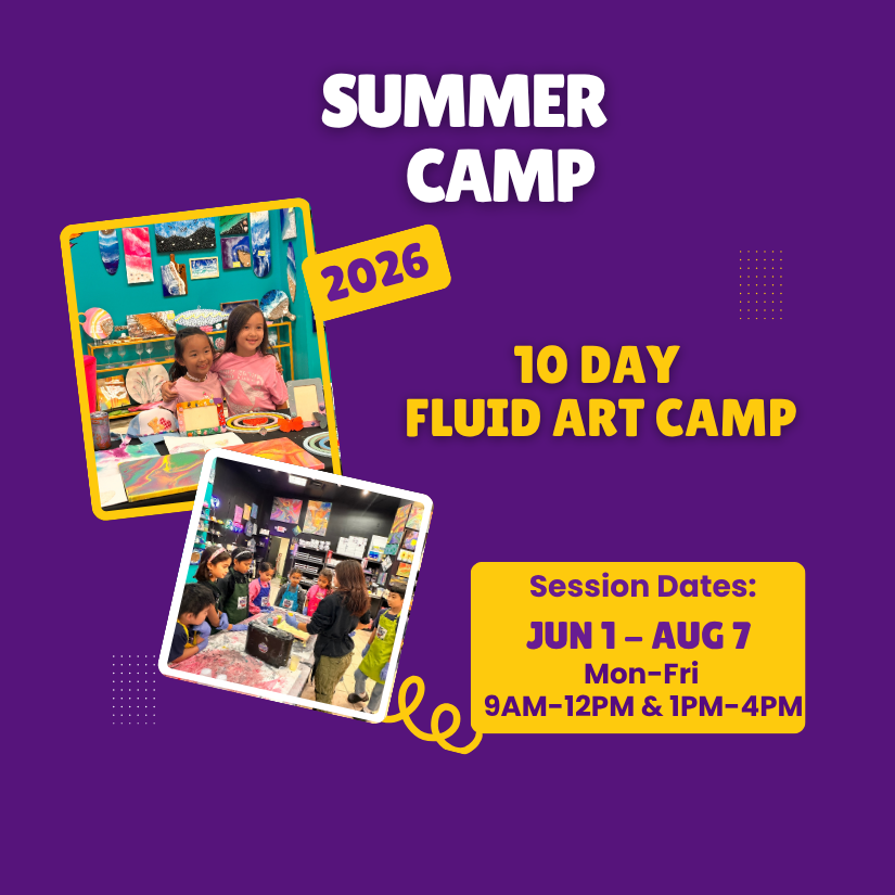 Signature 10-Day STEM FLUID ART Summer Camp