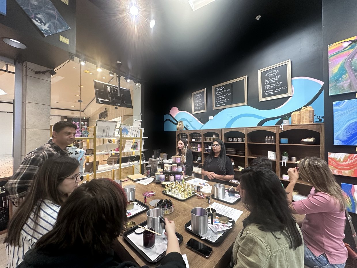 Founders Launch - candle making class